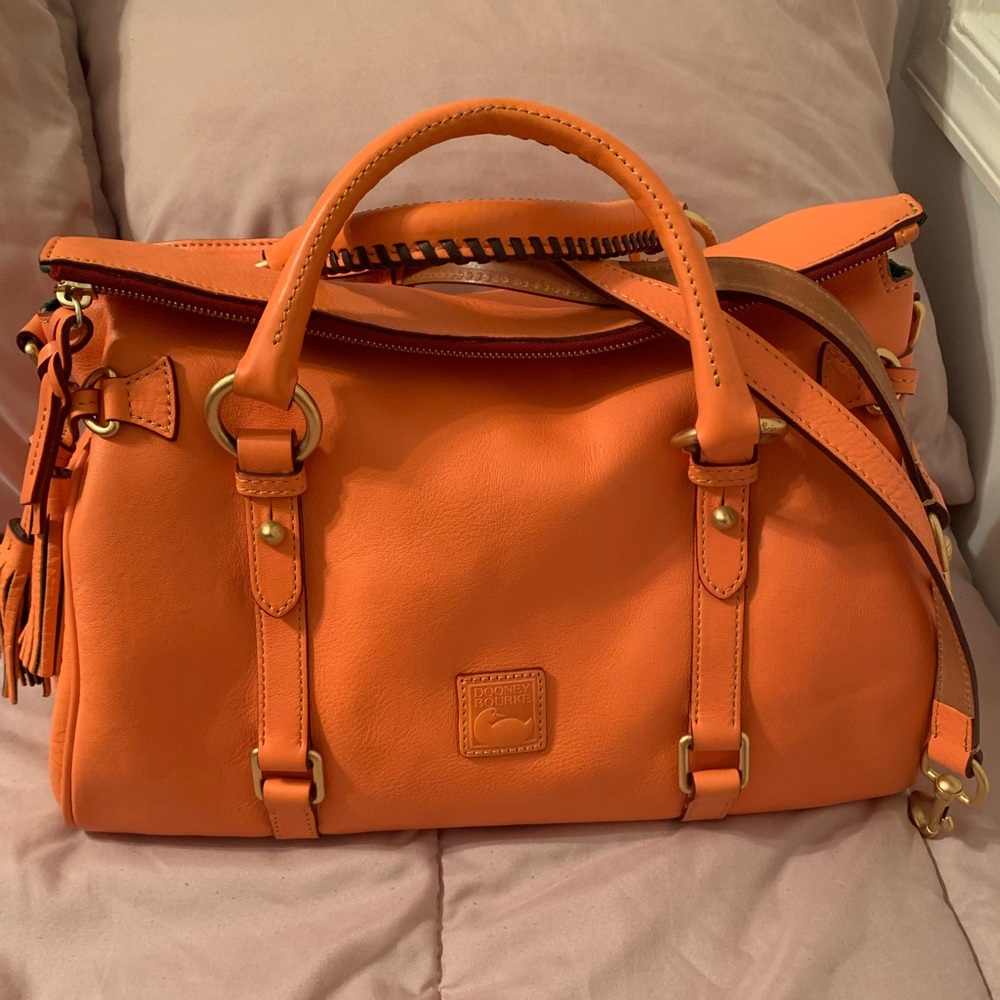 Dooney Florentine Medium Satchel Salmon